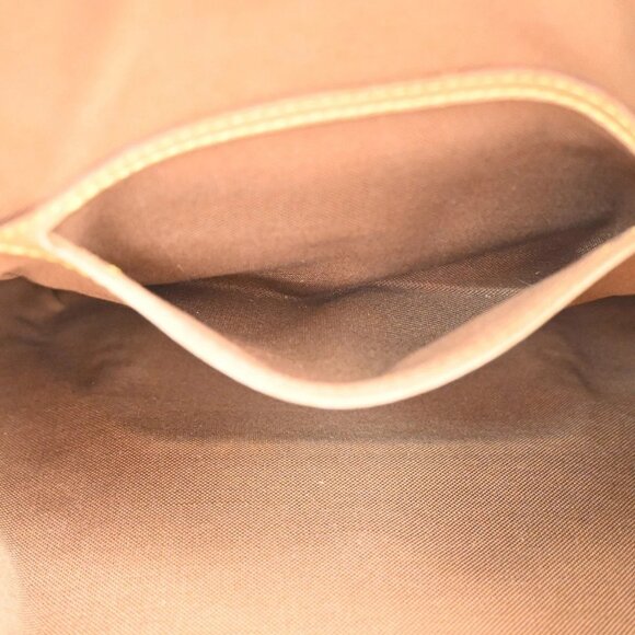 LOUIS VUITTON Montsouris MM Backpack Bag Monogram Leather Brown M51136 18KC526 main image 13
